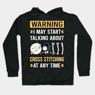 Warning Cross Stitching Hoodie